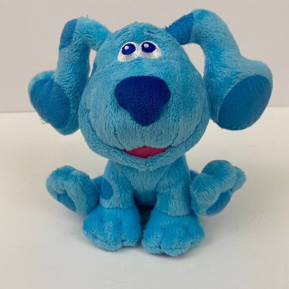 Blues Clues and You Blue Sitting Dog Plush Stuffed Animal Toy Character TV Show - Picture 1 of 7